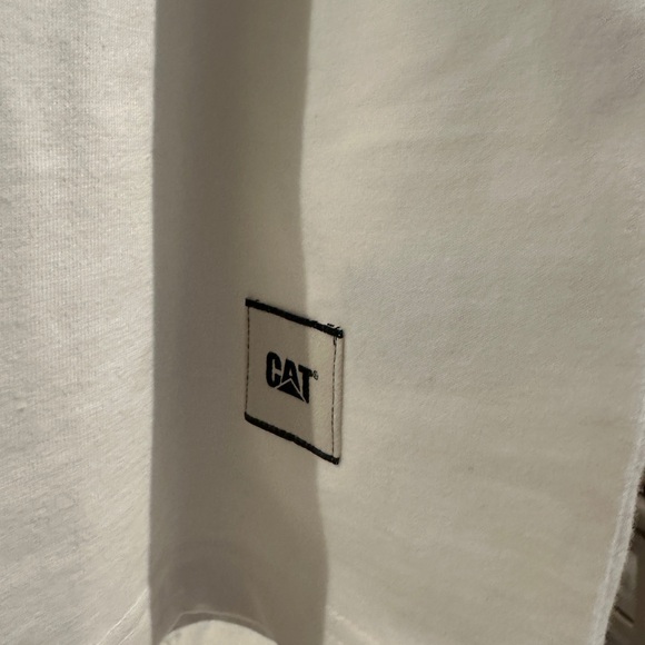 CAT White Graphic T-Shirt - Picture 3 of 3